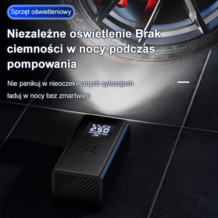 Cyfrowa pompka samochodowa Mijia