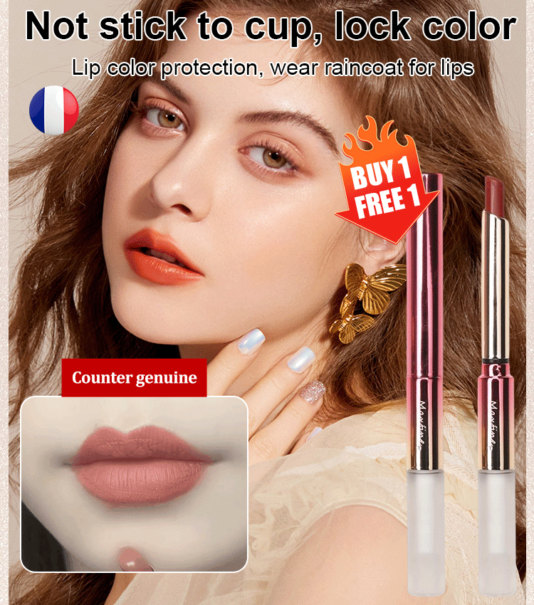 Double-head raincoat lipstick