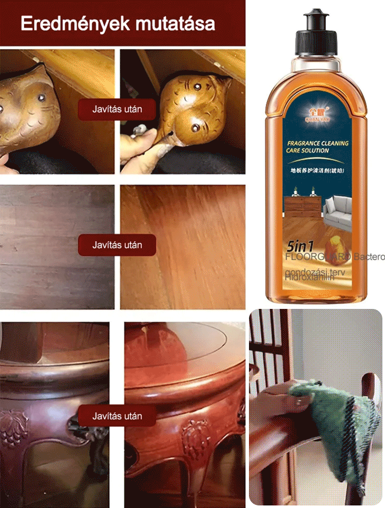 Padlótisztító és karbantartó szer