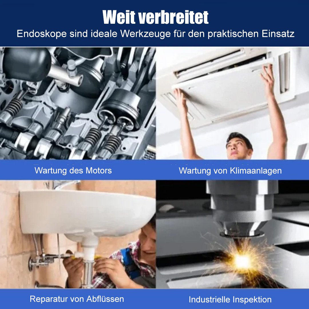 Wasserdichter tragbarer Inspektionsspiegel für Wartungsarbeiten