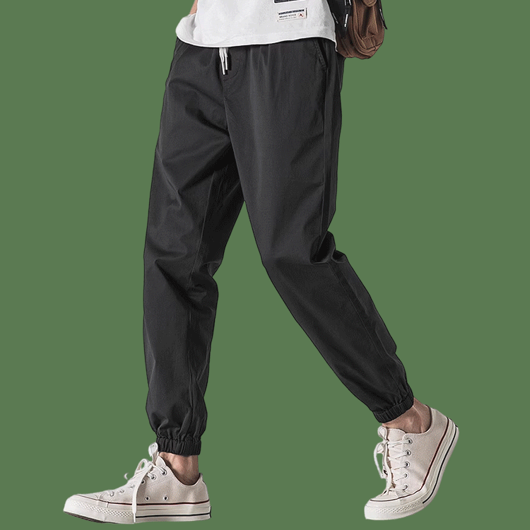夏のメンズ接触冷感ジョガーパンツ