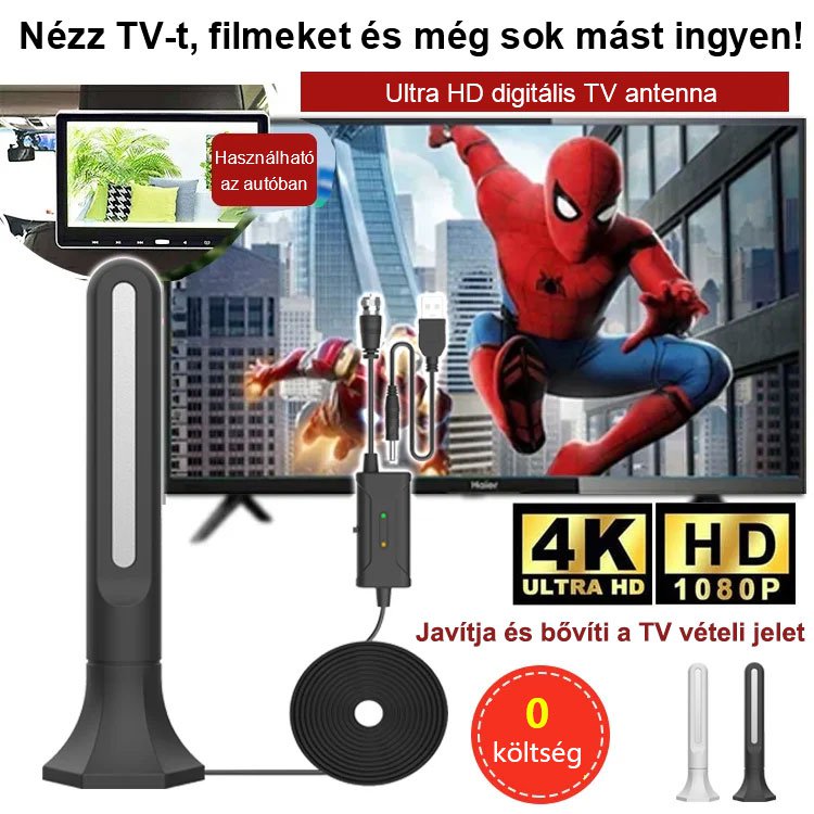 Ultra HD digitális TV antenna