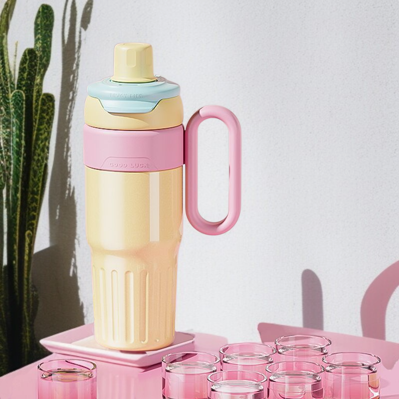 대용량 더블 진공 텀블러 정면 사진