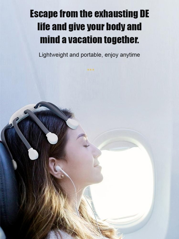 360 Degree 5-Dimensional Head Massager