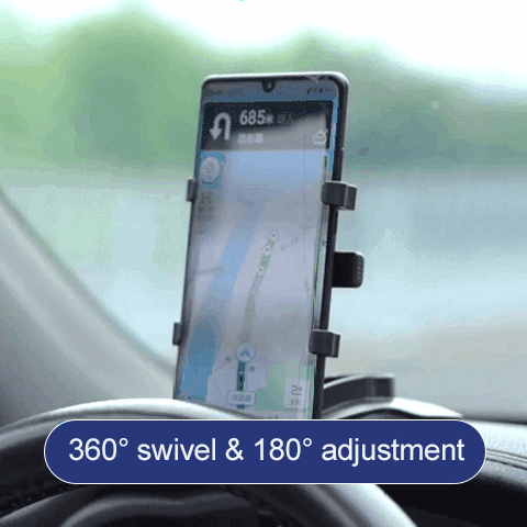 Multifunctional Dashboard Clip-on Car Phone Holder