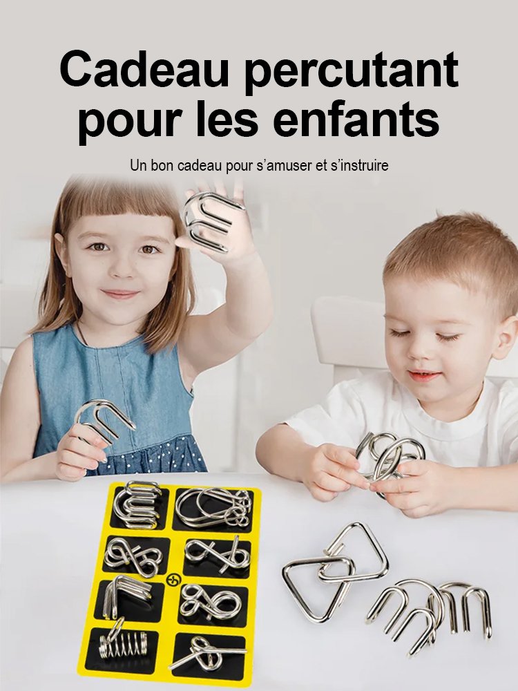 IQ anneau déboutonné à neuf maillons