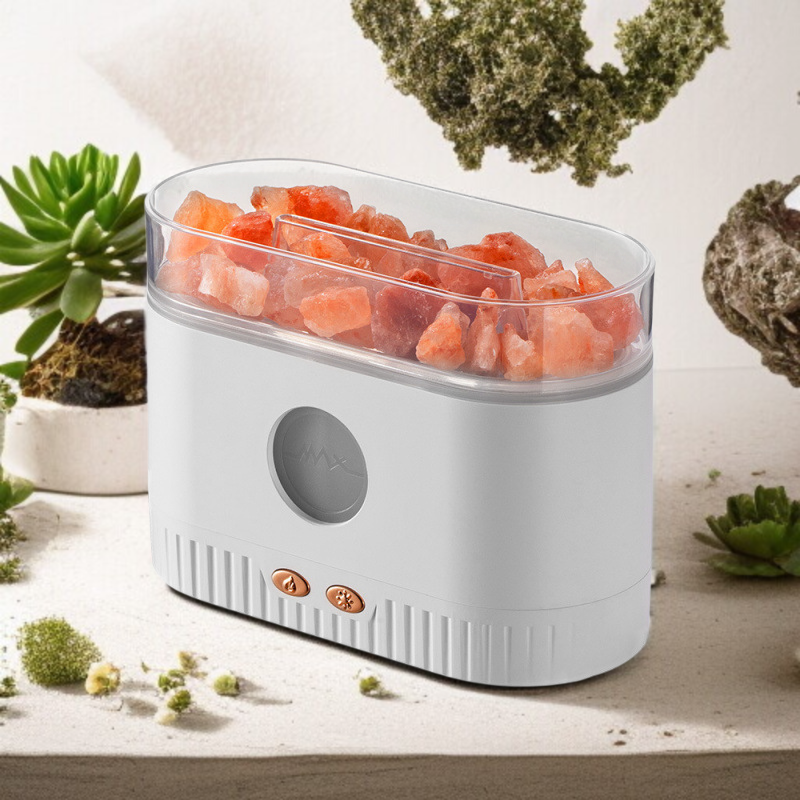 탁상용 칠색 크리스털 가습기 전체 모습