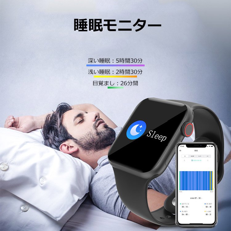 【通話機能付きスマートウォッチ】24時間体温計測・心拍数・血圧・計測   、免疫力検測、Bluetooth通話、