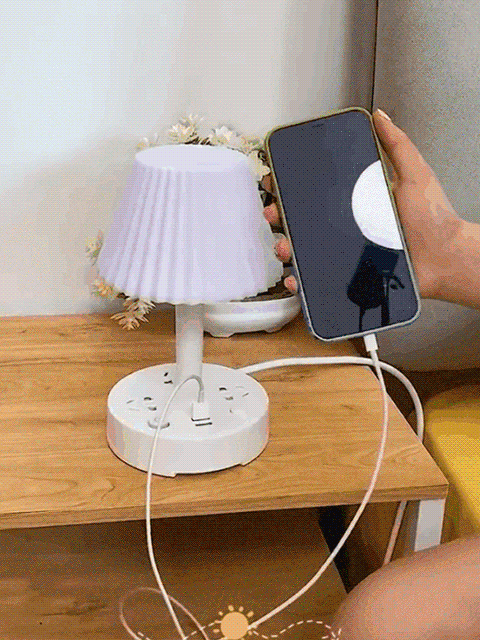 Creative Multi-functional Convertible Socket Table Lamp