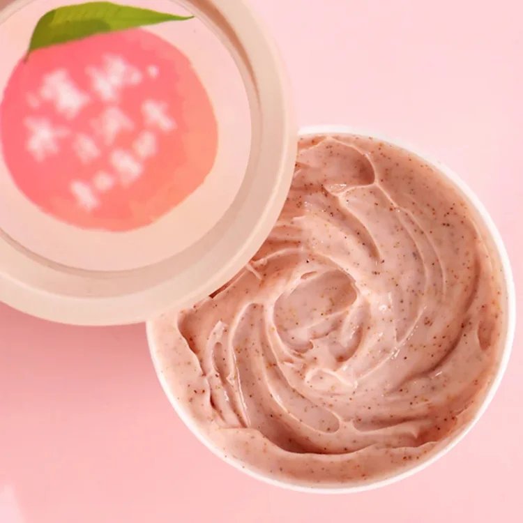 桃の香りボディスクラブ