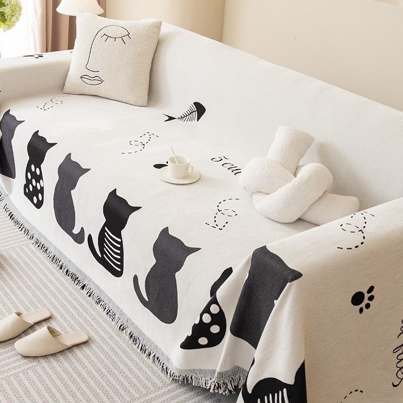 かわいいキャラクターソファカバー