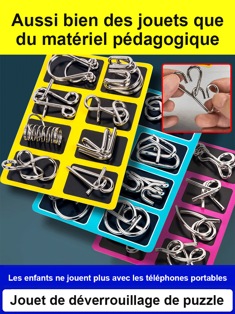 IQ anneau déboutonné à neuf maillons