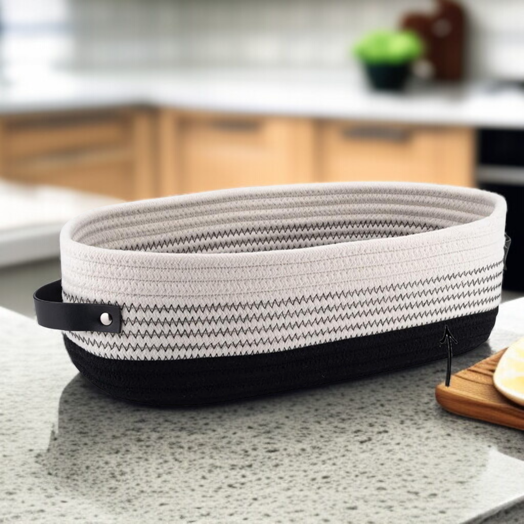 キッチン楕円形収納かご