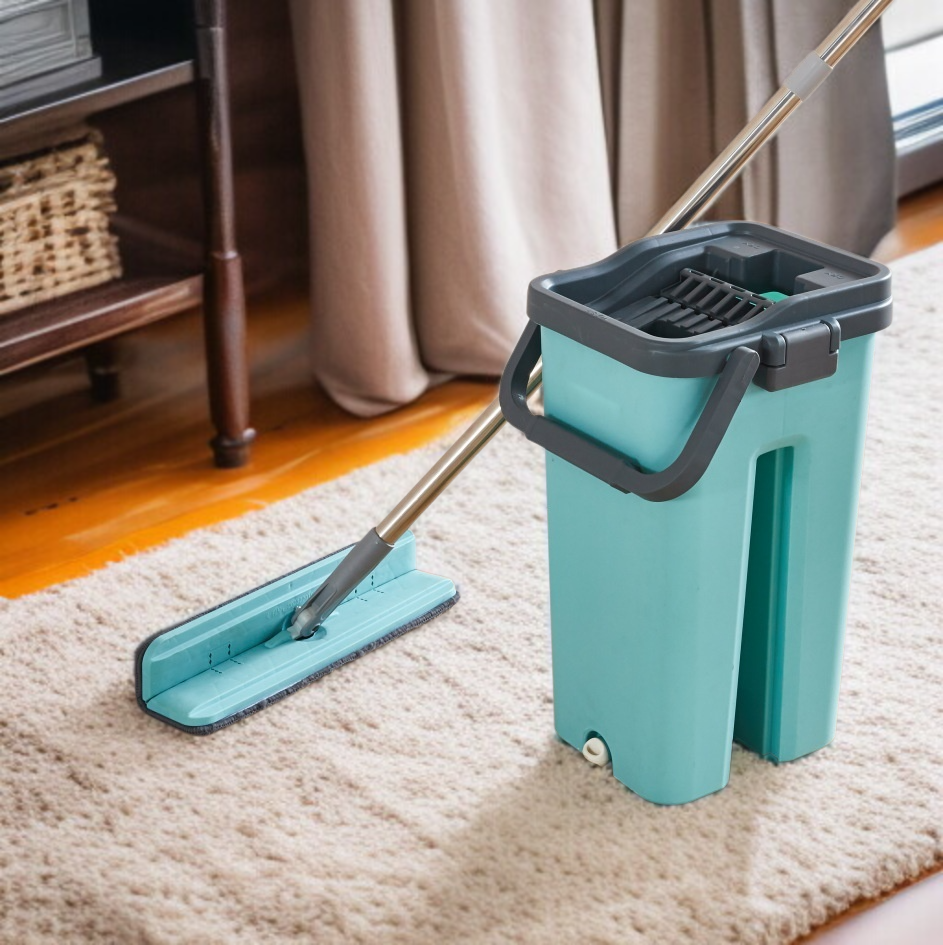 回転モップの使いやすさをアピール