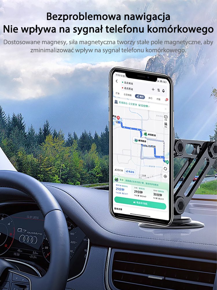 Składany wspornik magnetyczny