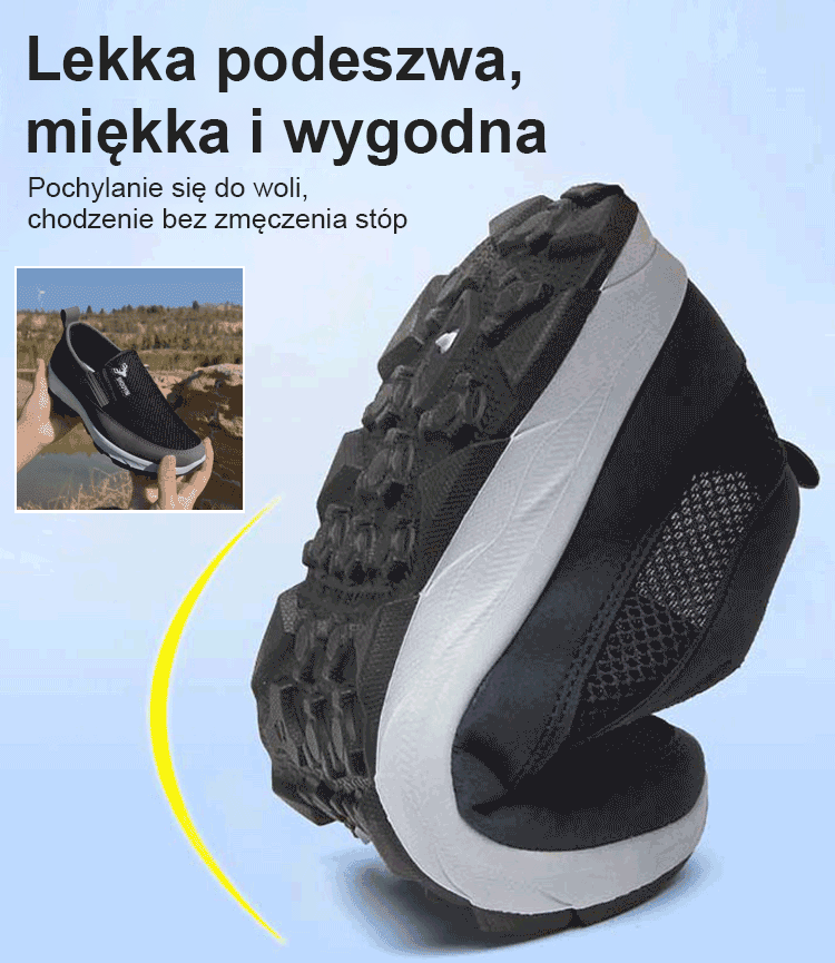 Letnie buty dla taty z miękką podeszwą