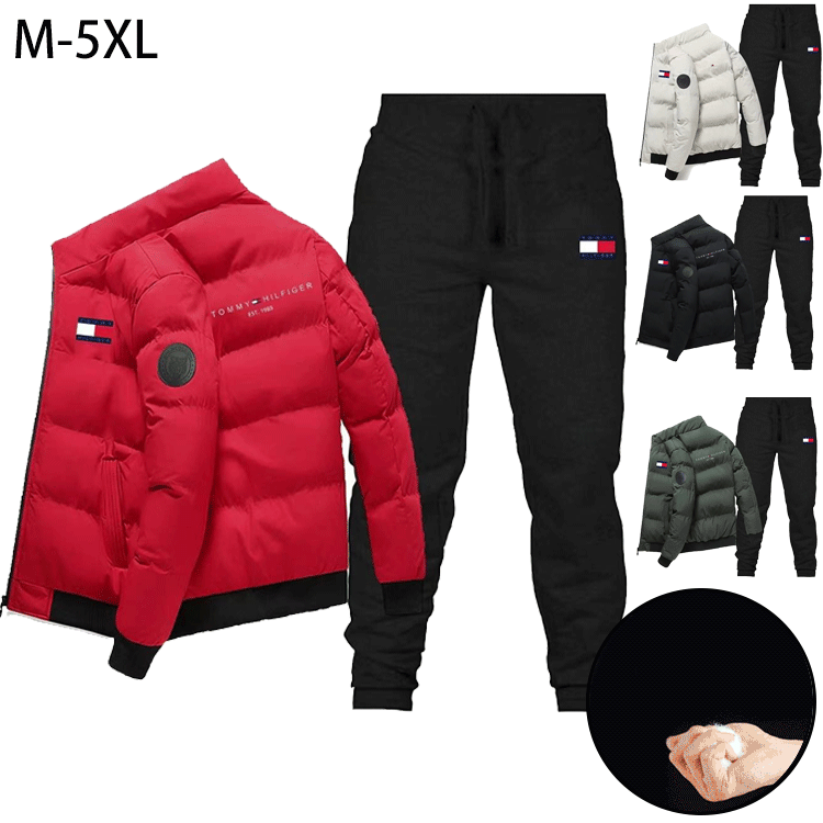 Bawełniana kurtka ze stójką, garnitur do spodni, garnitur na co dzień