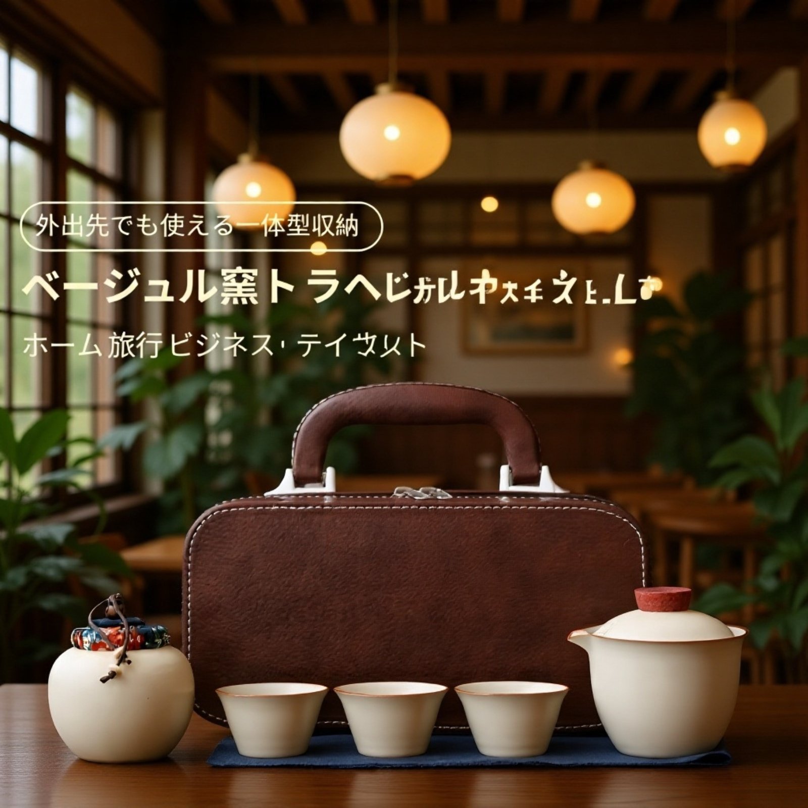 汝窯トラベルティーセット（一壺三杯）