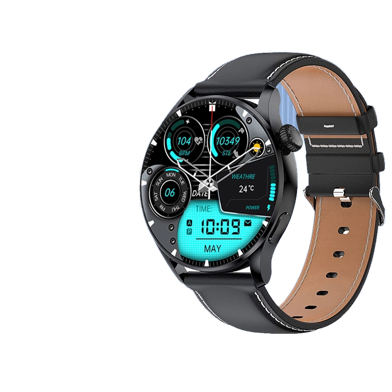 Schwarzes Gehäuse + schwarzes Leder