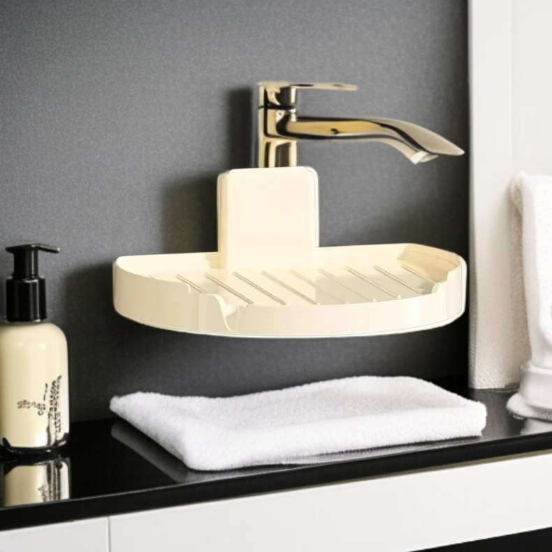 욕실 벽걸이 수납함으로 깔끔한 화장실