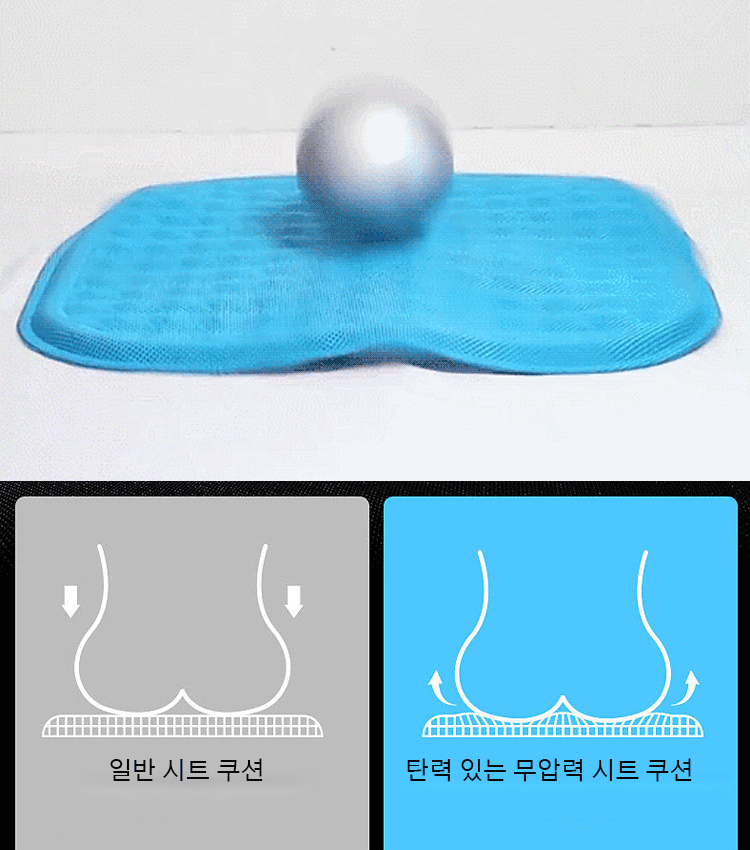 자동차용 쿨링 시트 쿠션