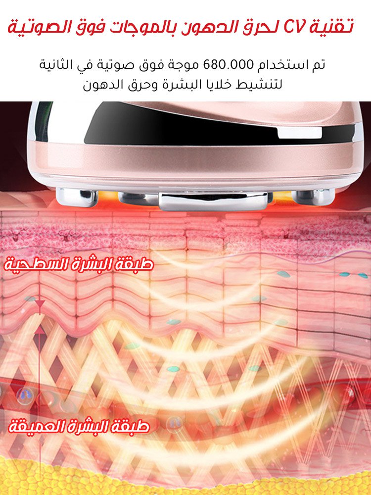 جهاز التدليك بالوظائف المتعددة لحرق الدهون من الماركة الأوروبية والأمريكية