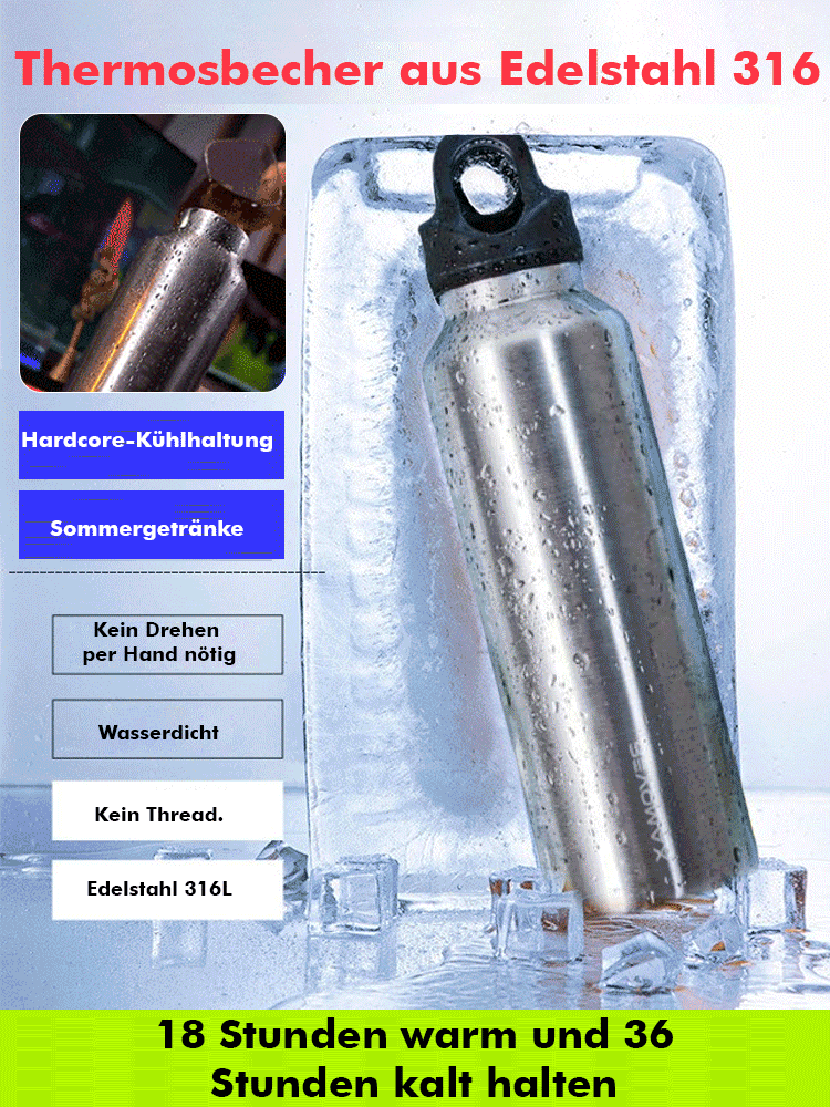 One Second Instant Open】Speed Open Cup Auto Thermobecher