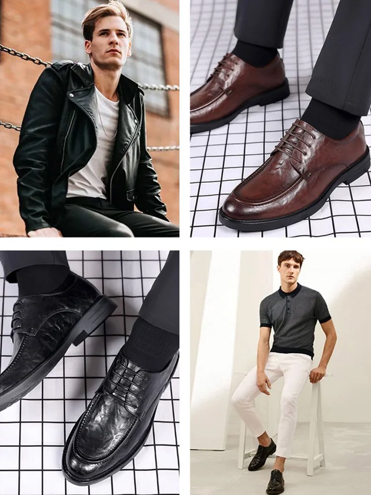 ビジネスカジュアルレザー靴