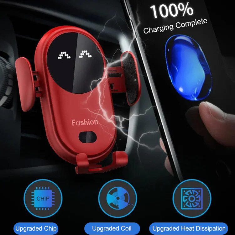 Wireless charging car mounted phone bracket
