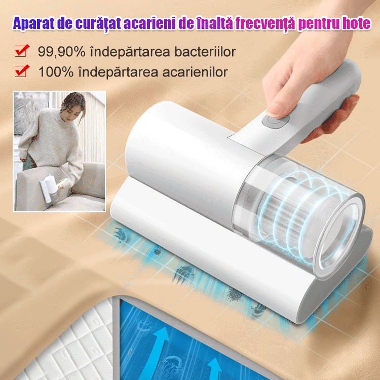 Eliminator de acarieni de înaltă frecvență de uz casnic