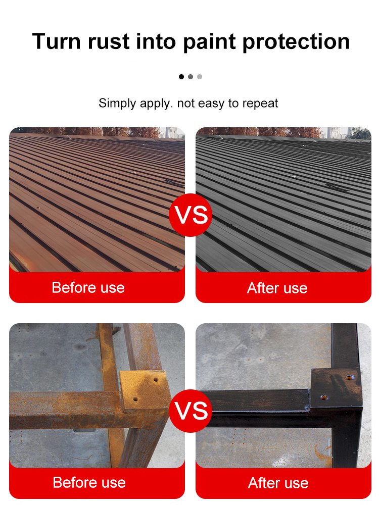 Rust removal metal paint