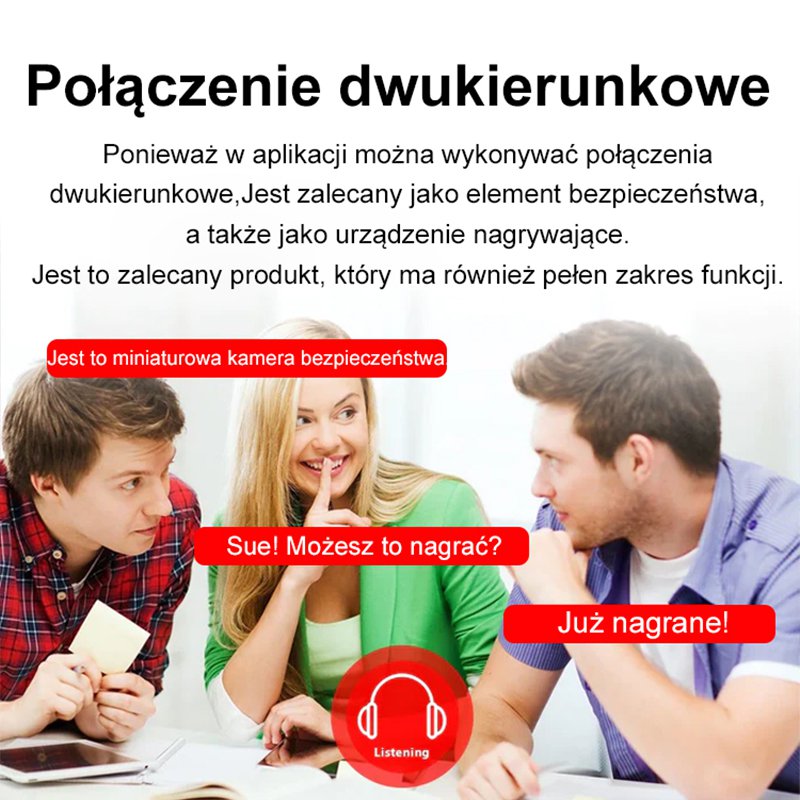 Inteligentna kamera WiFi do zdalnego monitorowania