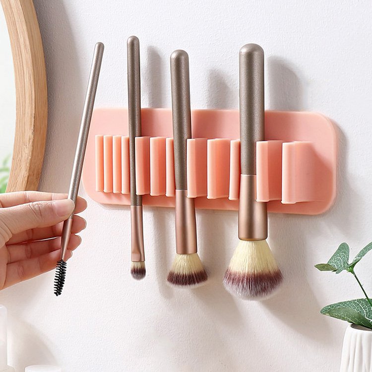 벽걸이식 메이크업 브러쉬 보관 실리콘