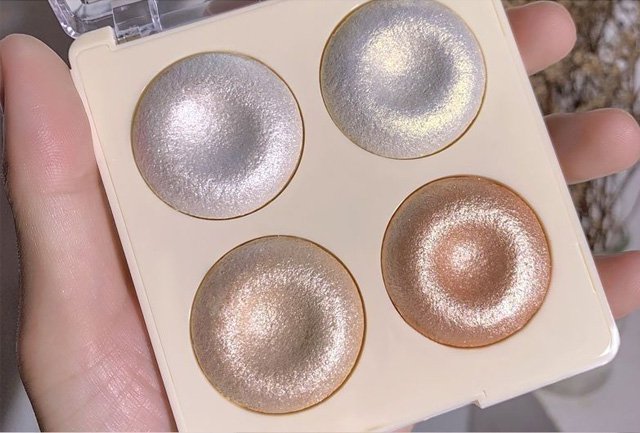 ผงอายแชโดว์แบบไฮไลท์4สี