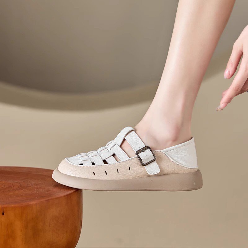 패셔너블 펀칭 양용 샌들