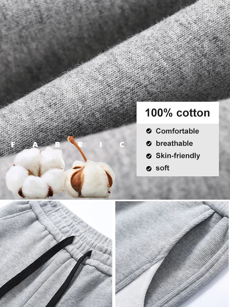 Men's thick patchwork sweatpants